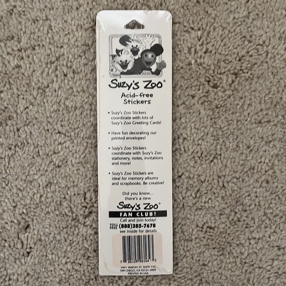 Suzy’s Zoo stickers- Happy Birthday - Picture 3 of 3